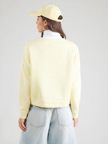 PIECES Sweatshirt 'PCCHILLI' in Gelb