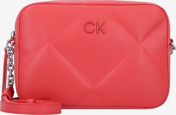 Calvin Klein Schoudertas 'Re-Lock' in Rood: voorkant