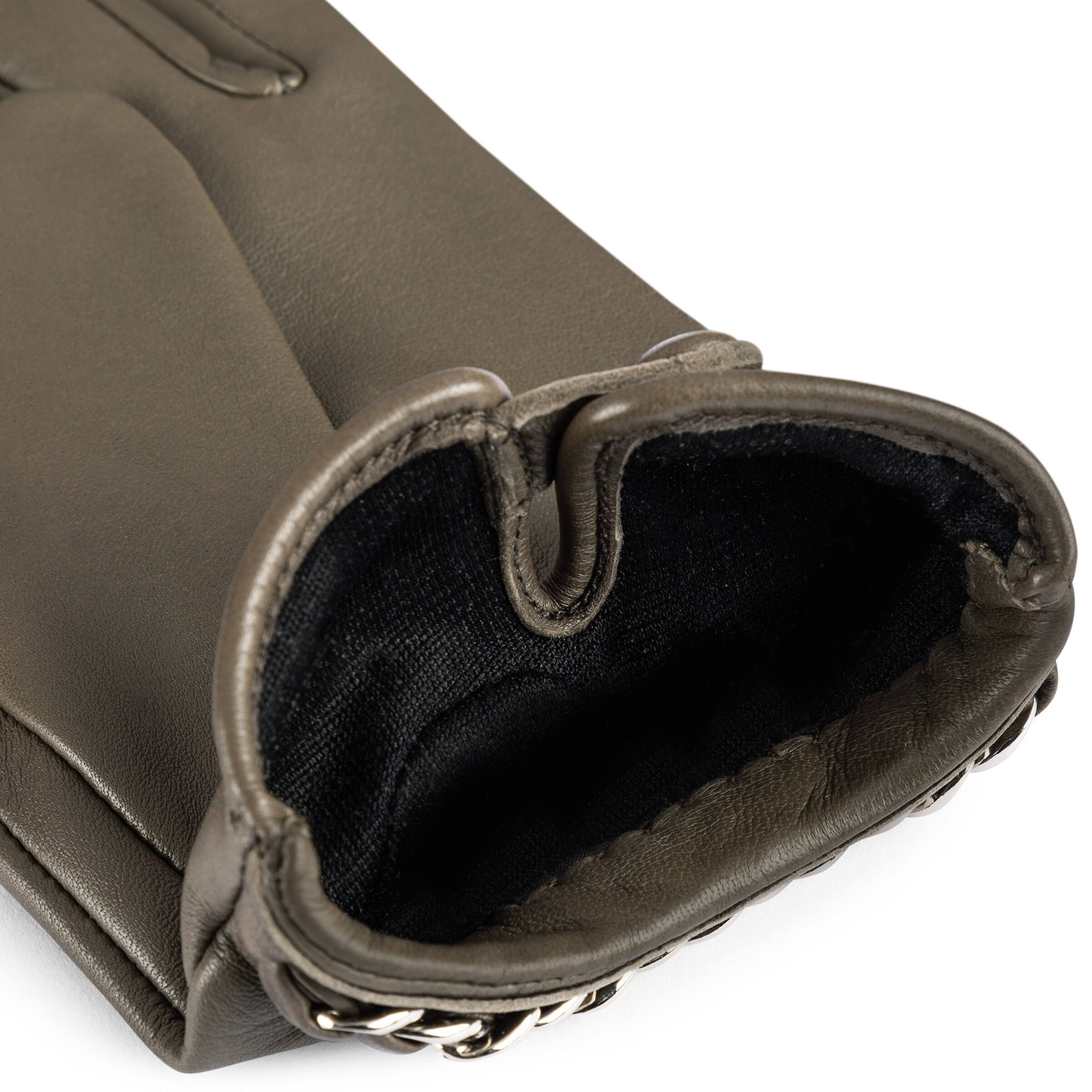 Roeckl Full finger gloves 'LOIRET TOUCH' in Green