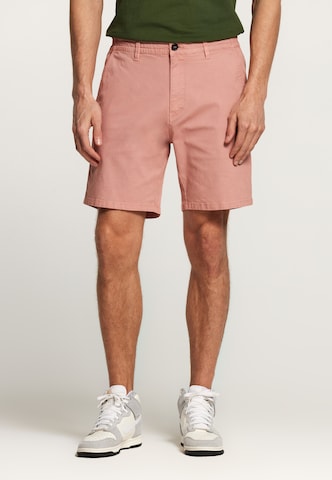 Shiwi Regular Chino 'JACK' in Roze: voorkant