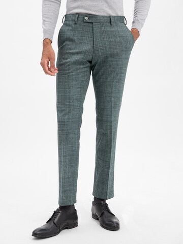 Andrew James Regular Pants 'Mitch' in Green: front