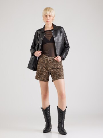 Regular Pantalon Sublevel en marron
