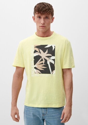 T-Shirt s.Oliver en jaune : devant