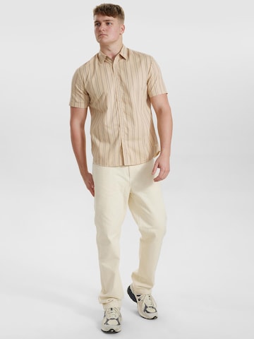 Dxnmxrk Shirt 'DXChe' in Beige