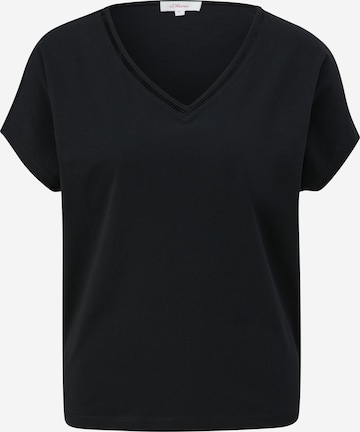 T-shirt s.Oliver en noir : devant