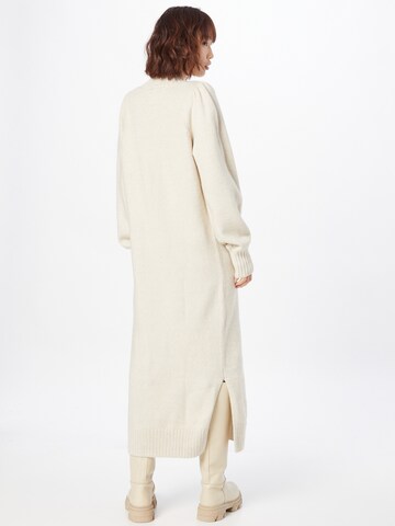 Monki Gebreide jurk in Beige