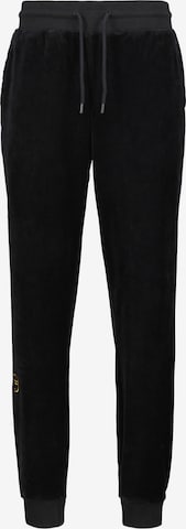 Sergio Tacchini Tapered Sporthose 'Court' in Schwarz: Vorderseite