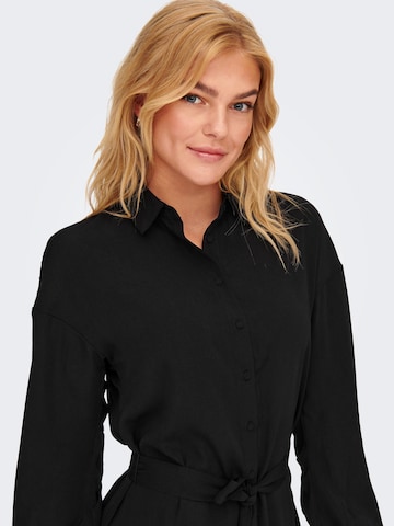 ONLY Košilové šaty 'Carlotta' – černá