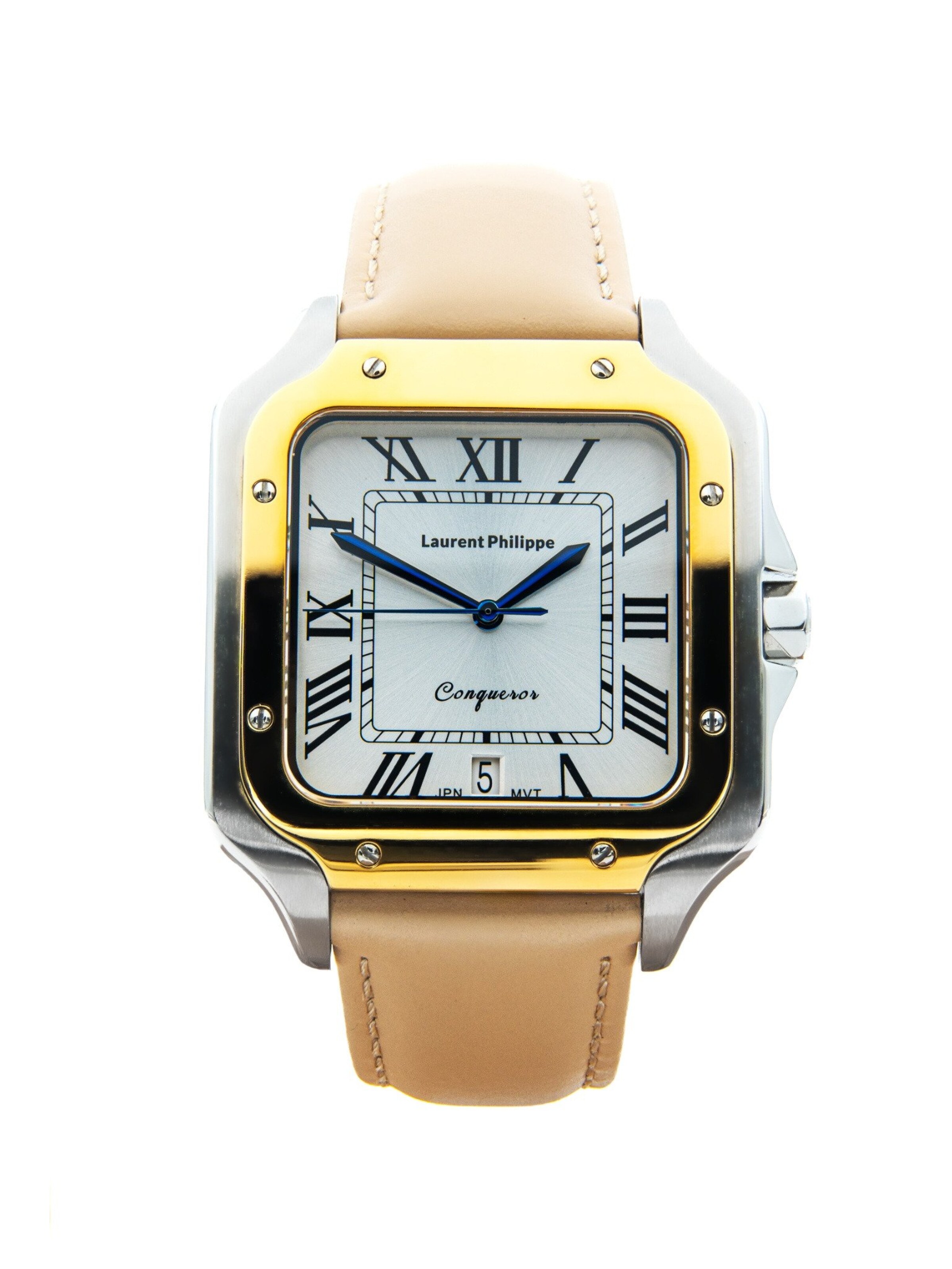 Laurent Philippe Analog Watch in Grey: front