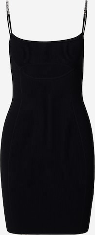 GCDS Sukienka koktajlowa w kolorze czarny: przód