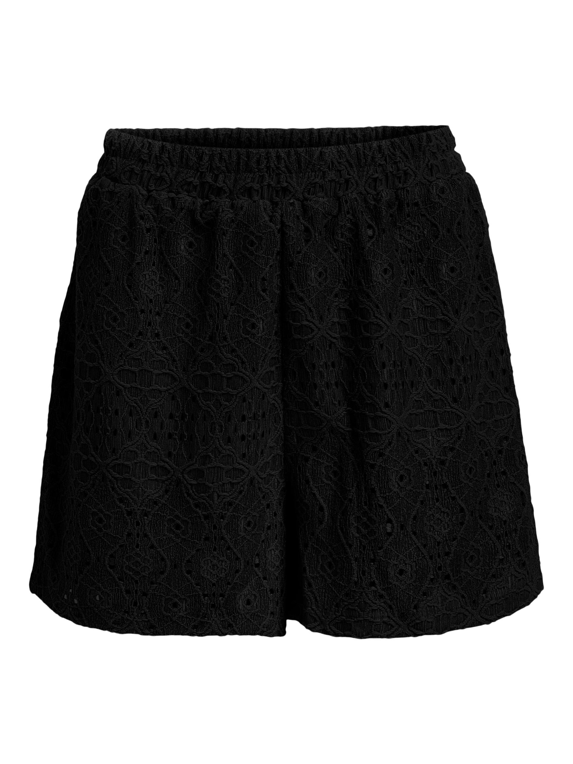 OBJECT Regular Shorts 'Feodora' in Schwarz: Vorderseite