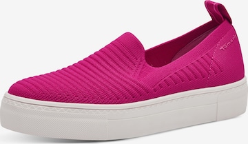 TAMARIS - Zapatillas sin cordones en rosa: frente