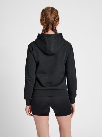 Hummel Athletic Zip-Up Hoodie in Black