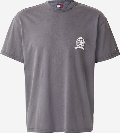 Tommy Jeans Majica 'PLAY' u tamo siva / pastelno zelena / crvena / bijela, Pregled proizvoda