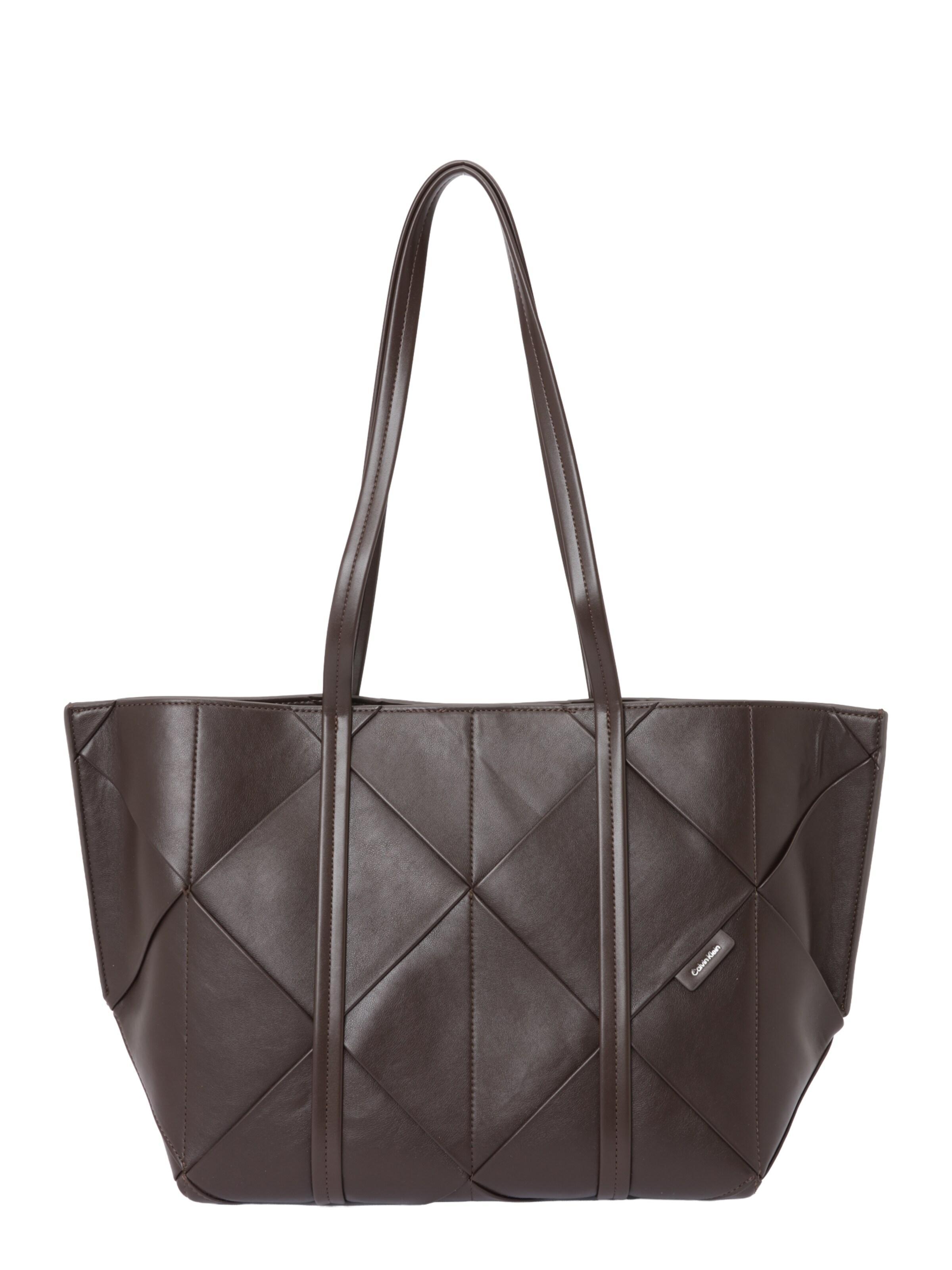 Calvin Klein Μεγάλη τσάντα σε καφέ: μπροστά