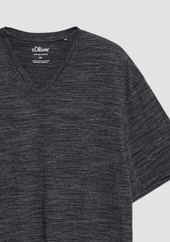 s.Oliver Men Big Sizes Shirt in Black