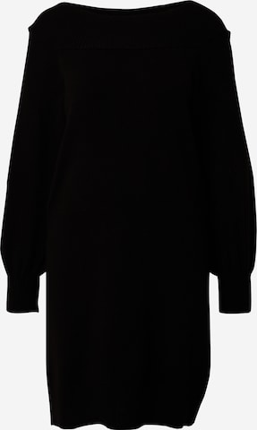 ONLY فستان مُحاك 'JANE' بلون أسود: الأمام