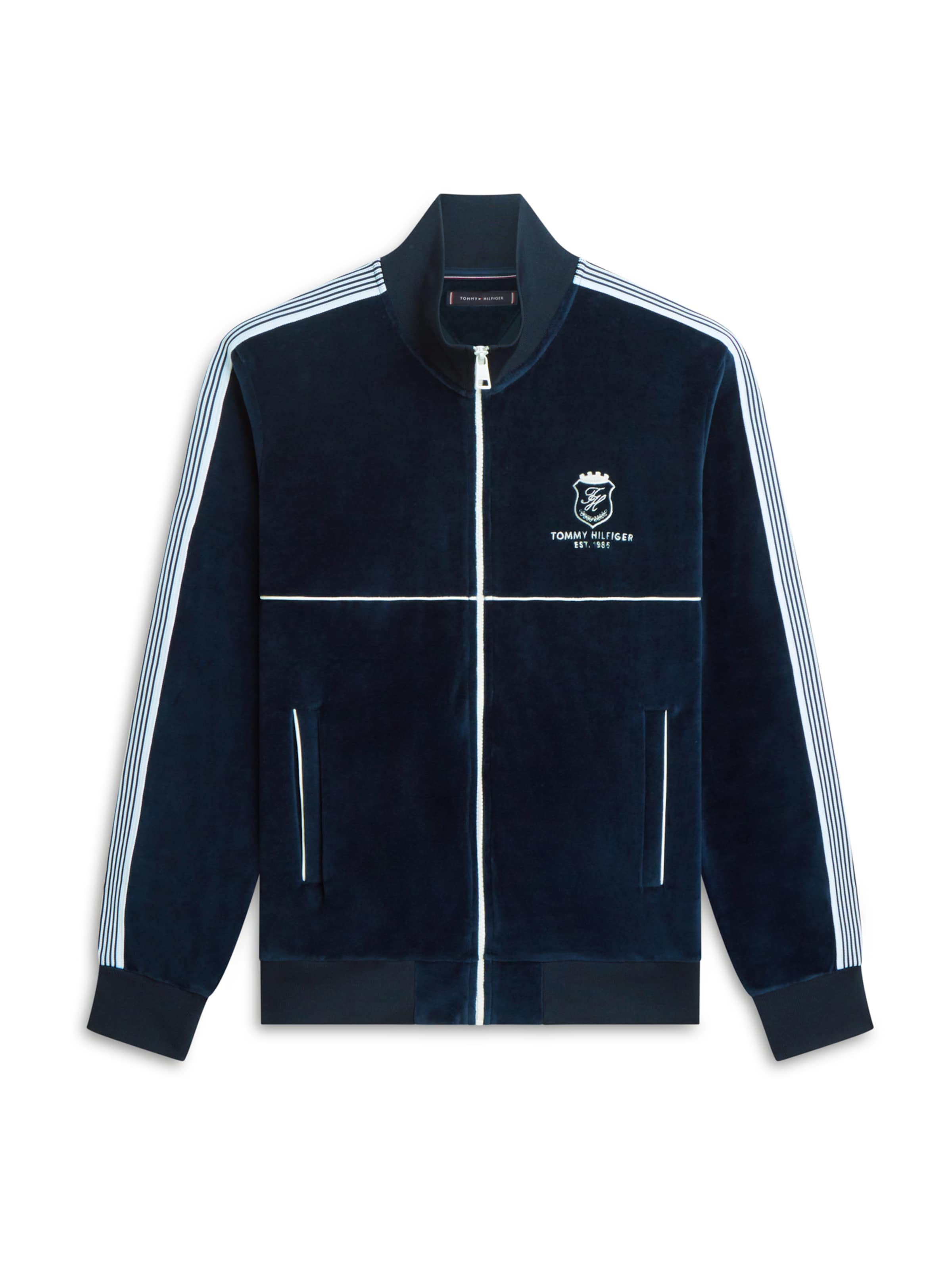 TOMMY HILFIGER Přechodná bunda 'COUNTRY CLUB' – modrá: přední strana