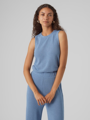 VERO MODA Trui 'EDDIE' in Blauw: voorkant