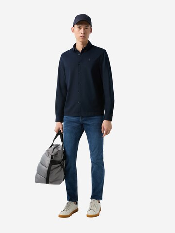 BOGNER Regular Fit Hemd 'Franz' in Blau