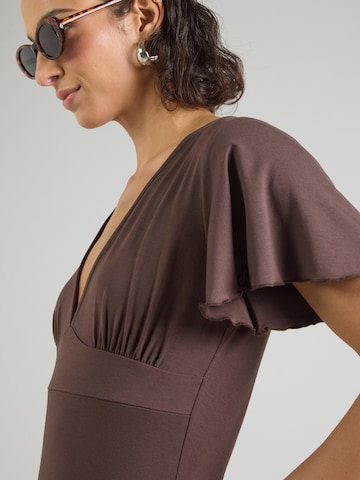 ABOUT YOU Koszula body w kolorze brązowy