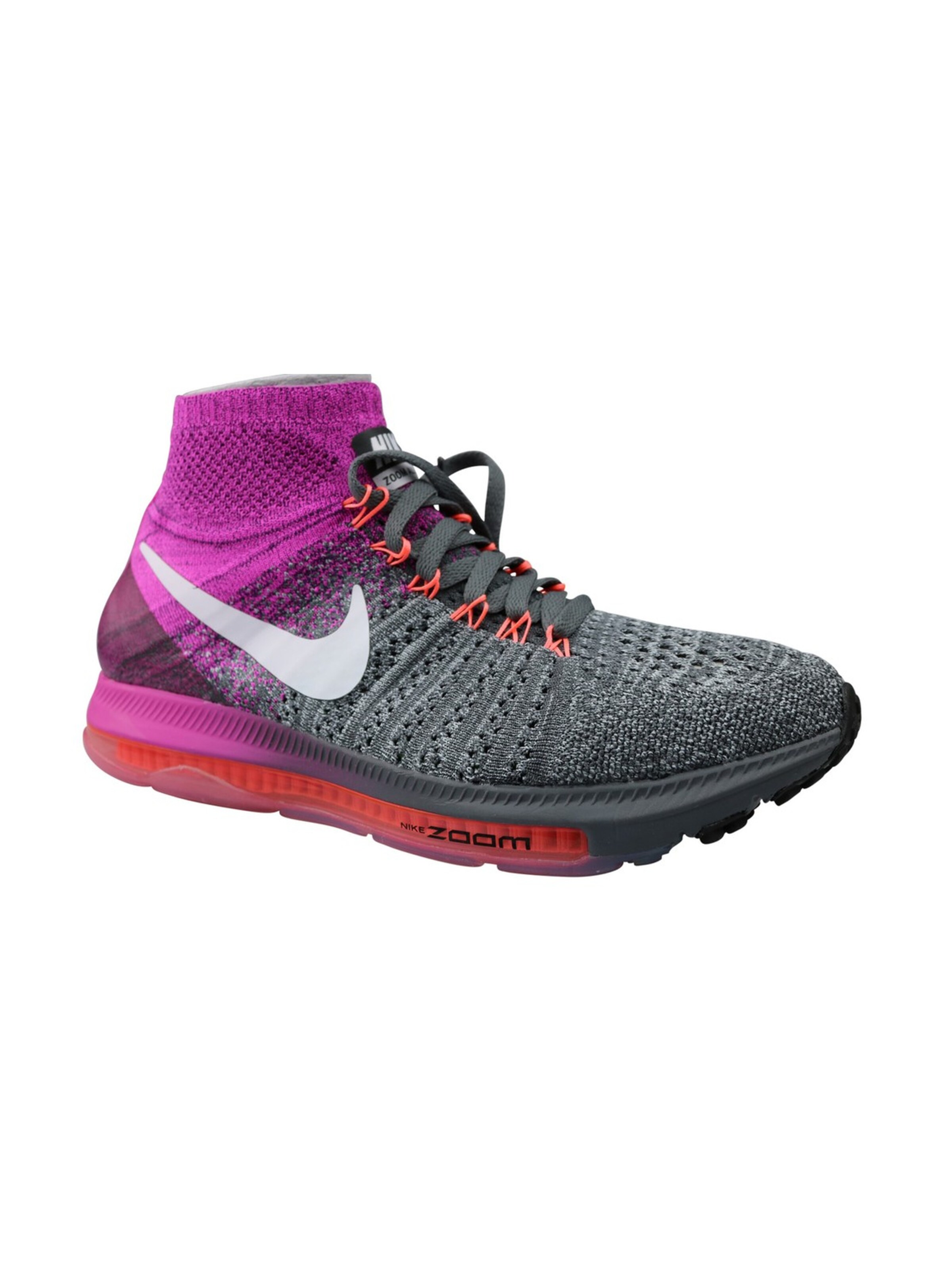 NIKE Athletic Shoes 'Zoom All Out Flyknit' in Grey, Item view