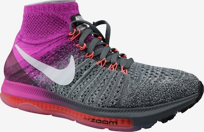 NIKE Chaussure de sport 'Zoom All Out Flyknit' en gris, Vue avec produit