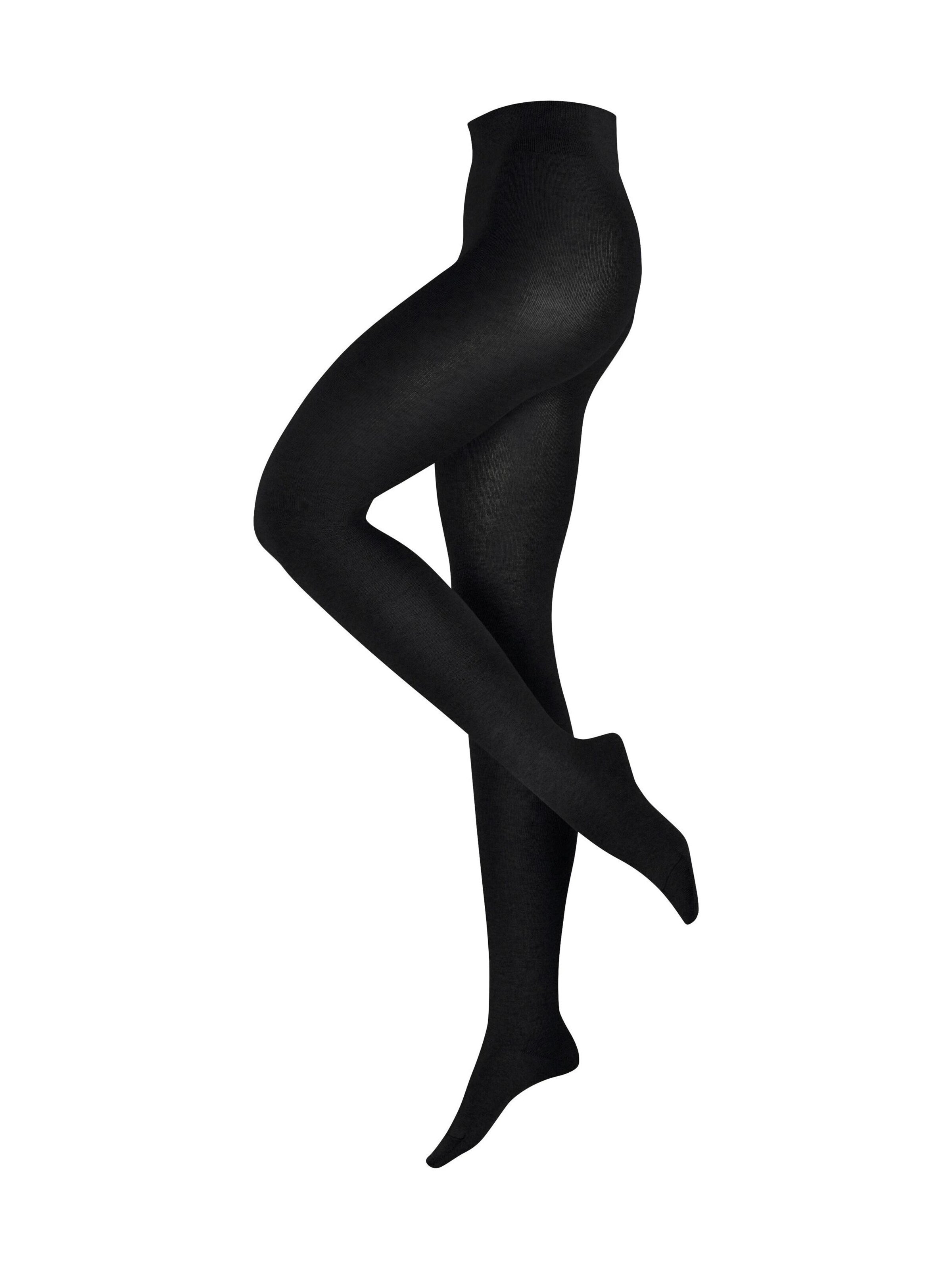 ESPRIT Strumpfhose 'Plain'‌‌‌‌‌‌ in Schwarz: Vorderseite
