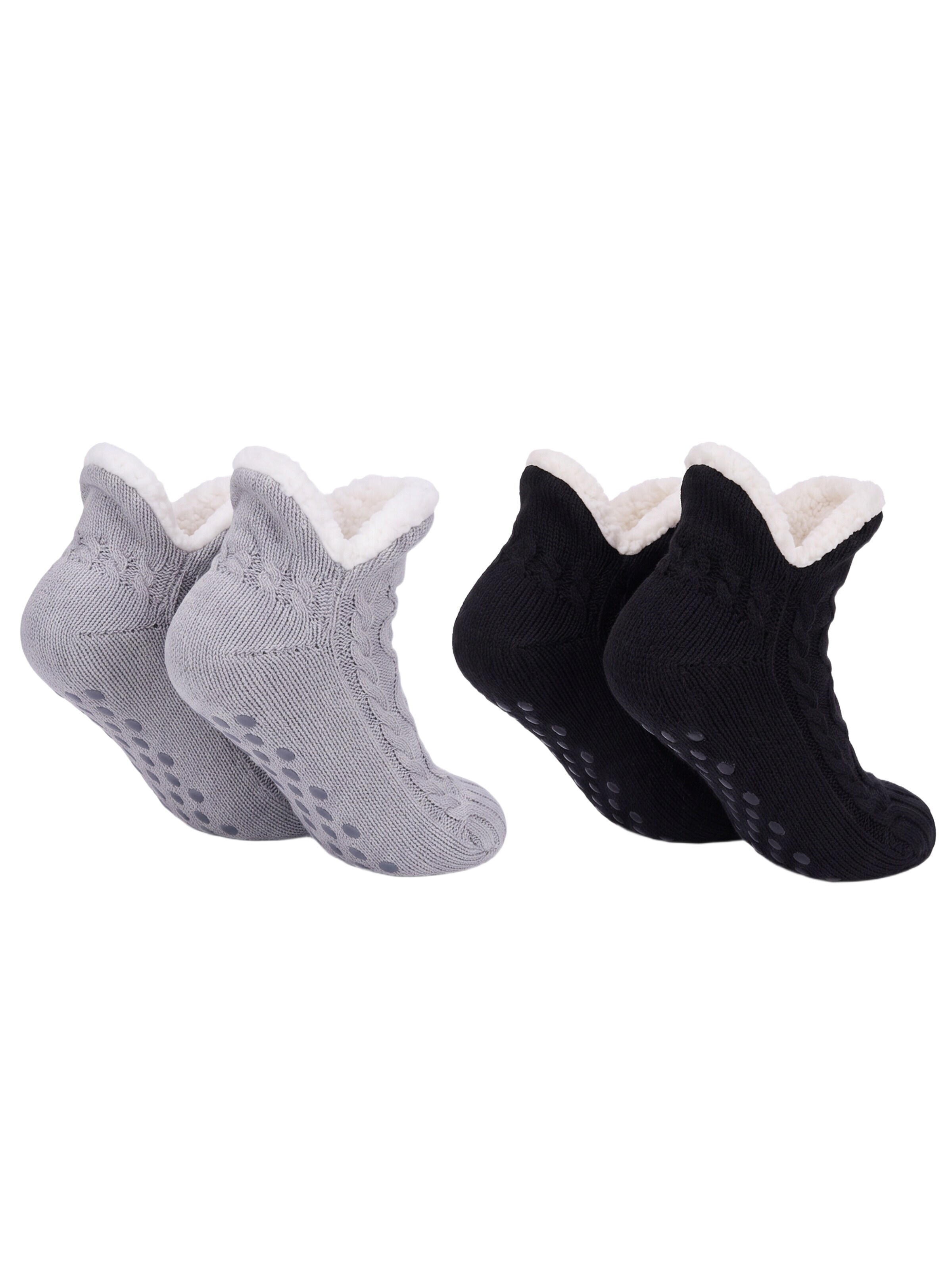 BONVERANO Ankle Socks in Grey