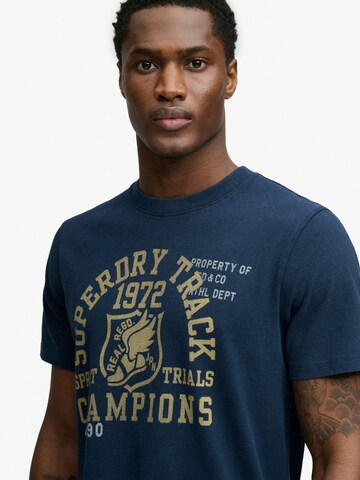 Superdry & Co - Camisa 'Vintage Prep' em azul