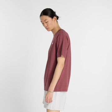 new balance T-Shirt 'Essentials' in Rot