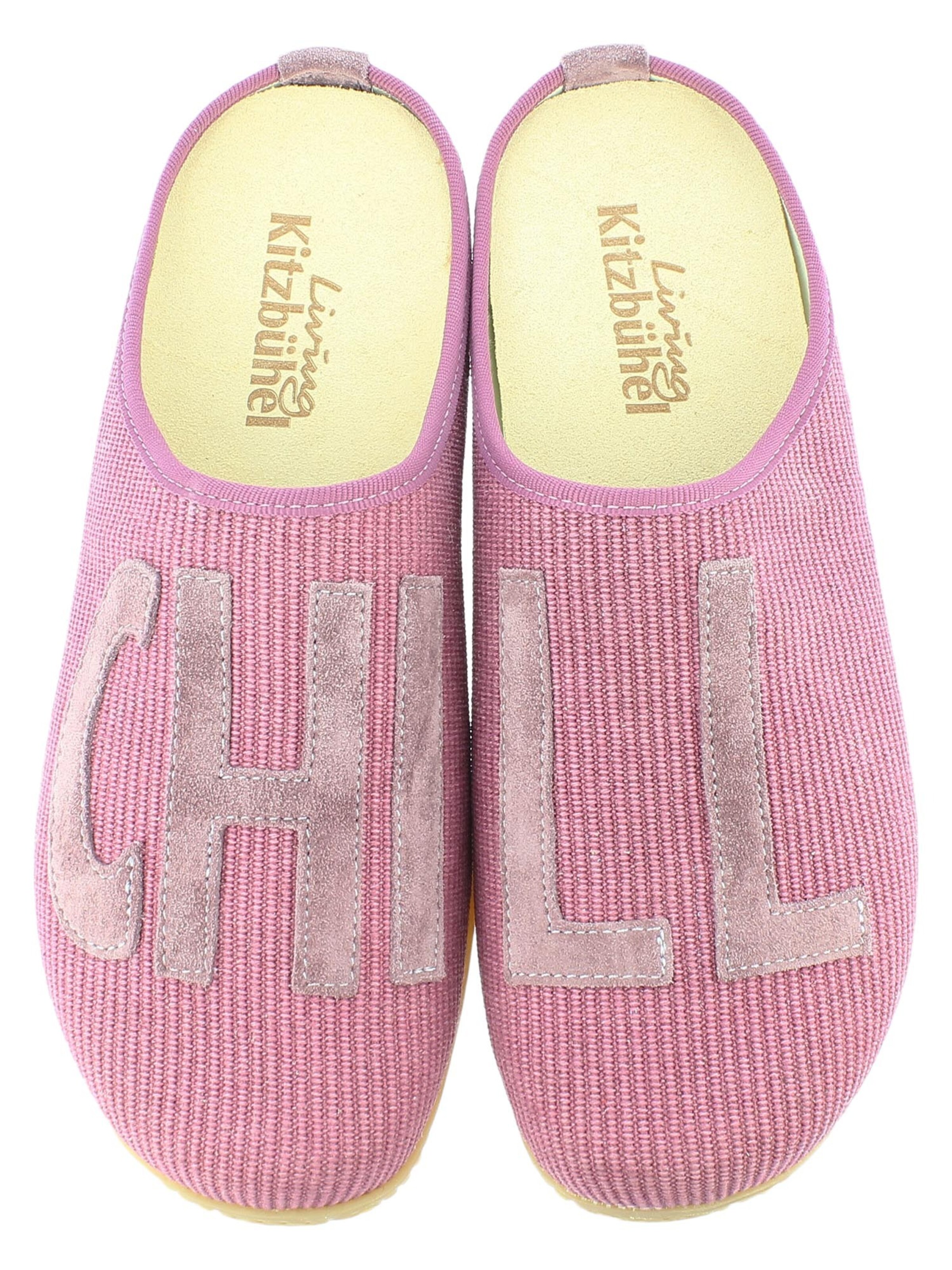 Living Kitzbühel Slippers 'Cotton - Chill' in Purple
