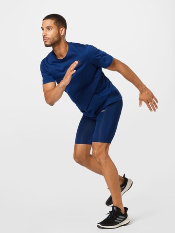 Skinny Pantaloni sportivi 'Techfit ' di ADIDAS SPORTSWEAR in blu