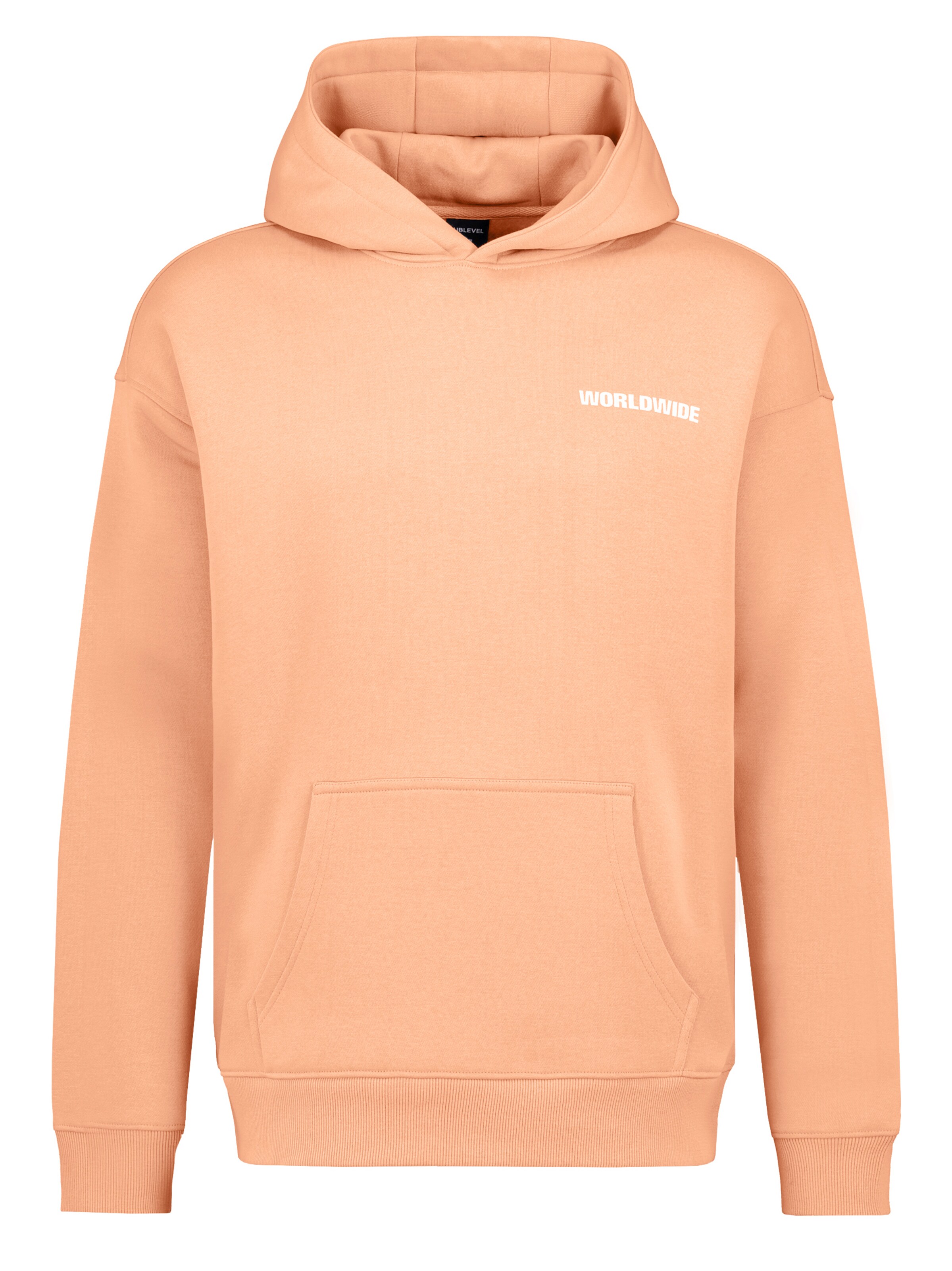 Sublevel Sweatshirt 'Worldwide' in Oranje: voorkant