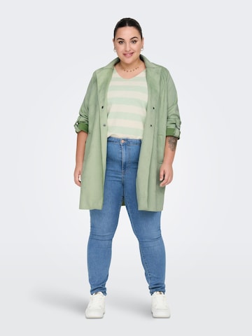 Manteau mi-saison 'Joline' ONLY Carmakoma en vert