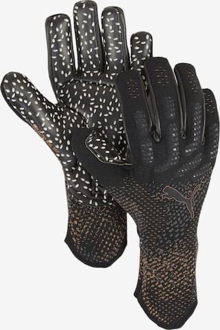 PUMA Sporthandschuhe in Schwarz: Vorderseite