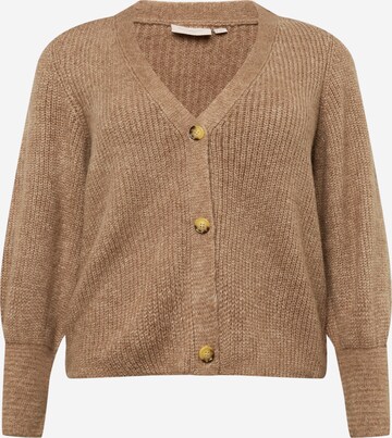 Cardigan 'CLARE' ONLY Carmakoma en marron : devant