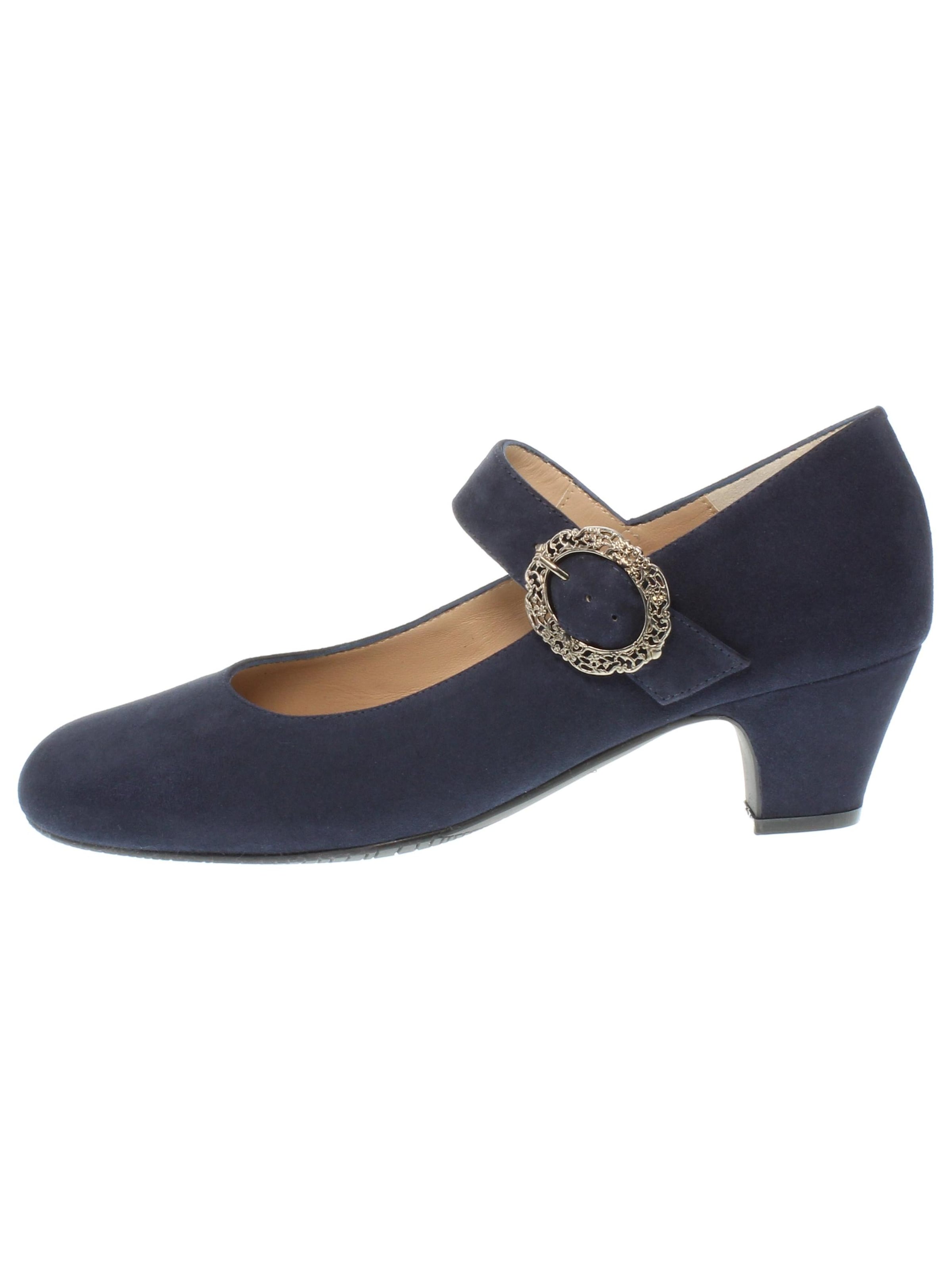XAVER LUIS Schuhmanufaktur Pumps 'Betty'‌ in Blau: Vorderseite