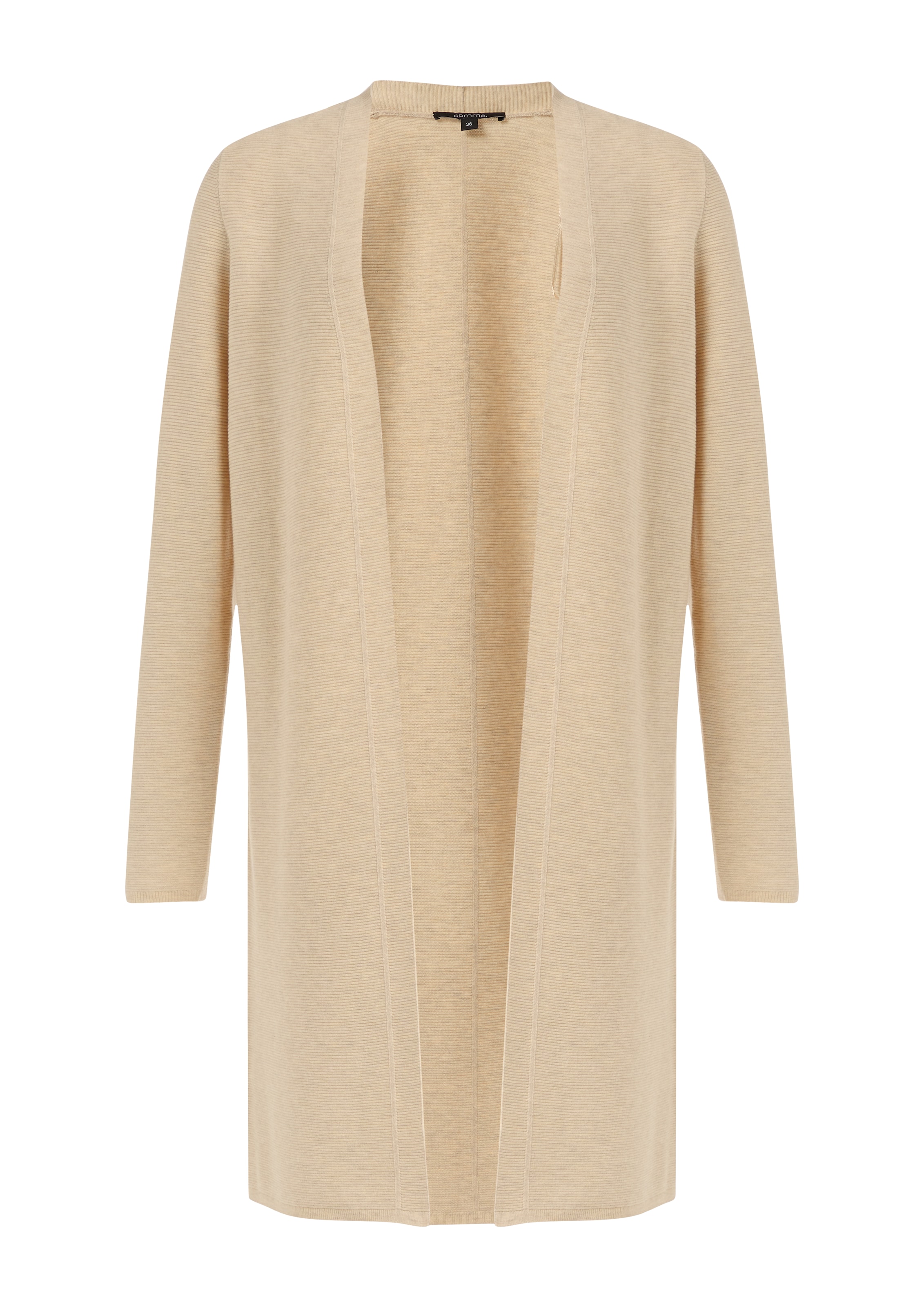 COMMA Strickjacke in Beige: Vorderseite