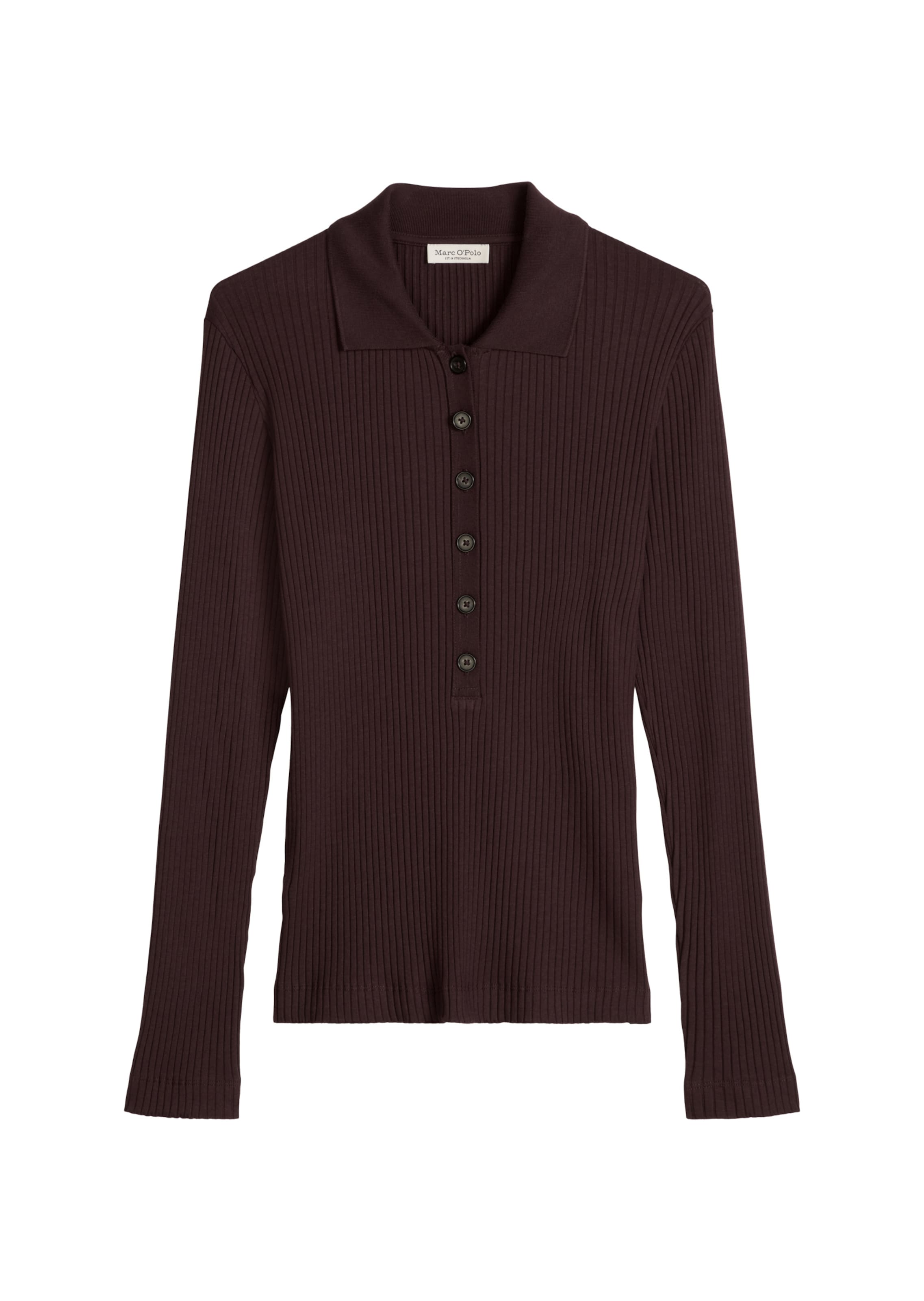 T-shirt Marc O'Polo en marron : devant