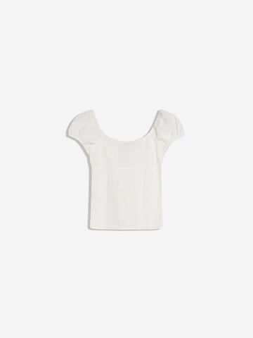 Bershka Blouse in White