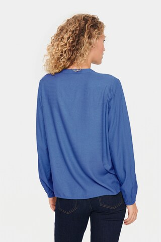 Camicia da donna 'Campanula' di SAINT TROPEZ in blu
