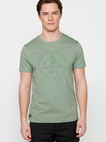 KOROSHI T-shirt i grön
