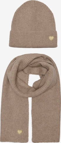 Bonnet 'KOGAVERY' ONLY GIRLS en beige : devant