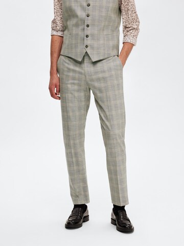 SELECTED HOMME Regular Pantalon in Grijs: voorkant