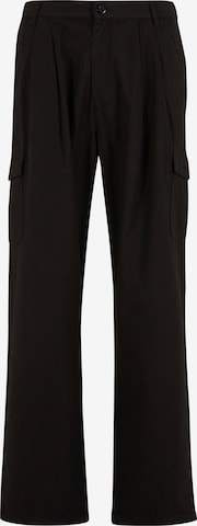 melns Urban Classics Platas staras Kargo bikses: no priekšpuses