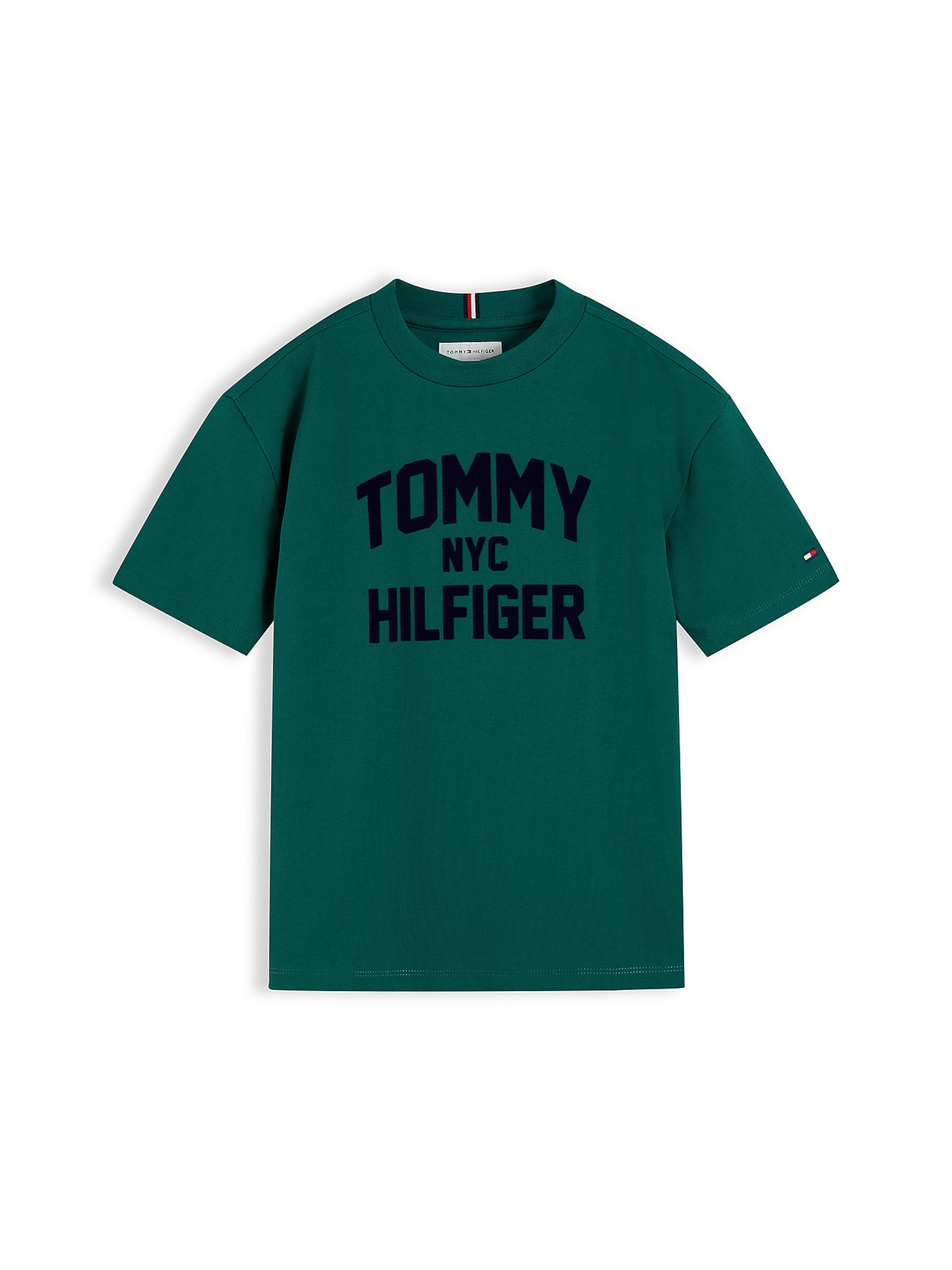 TOMMY HILFIGER T-Shirt in Grün: Vorderseite