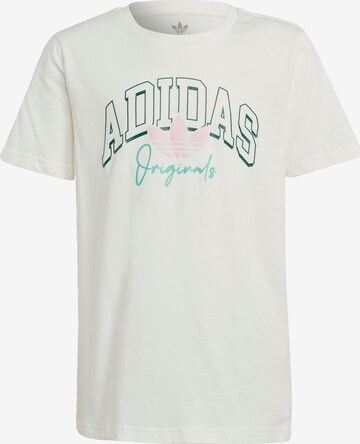 ADIDAS ORIGINALS Shirt 'Coliate Graphic Bf' in Weiß: predná strana