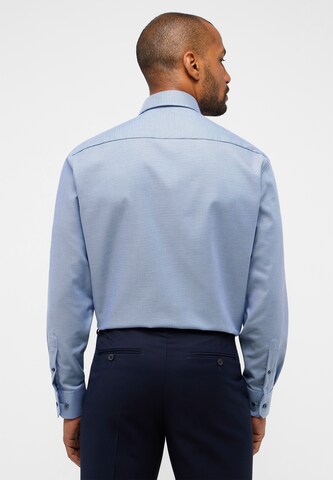 ETERNA Comfort fit Button Up Shirt in Blue