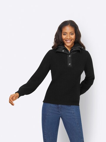 heine Sweater in Black: front